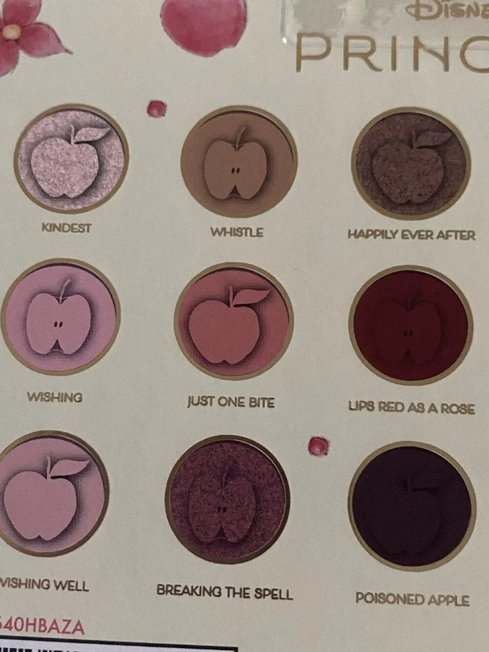 Taste Beauty Disney Snow White Eyeshadow Palette 9 Shades With Mirror NEW